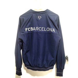 Sz S MEN'S NIKE FC BARCELONA TRACK  JACKET TRAINING SOCCER FOOTBALL BLUE SMALL